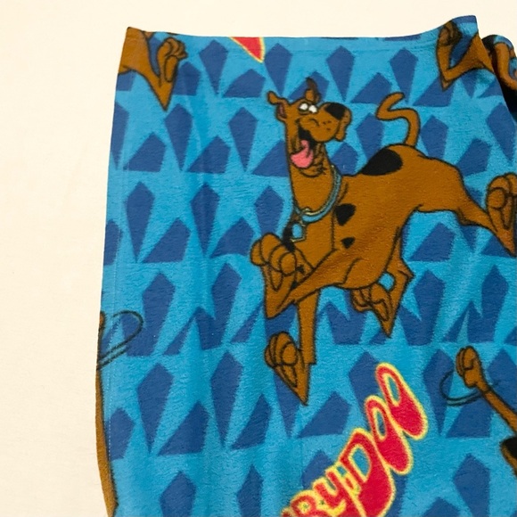 Vintage Scooby Doo Blue Fleece Blanket - Picture 8 of 16